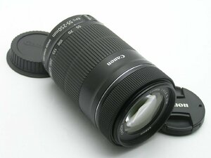 ★ハローカメラ★0926 Canon ZOOM LENS EF-S ( 55-250mm F4-5.6 IS STM )STABILIZER 動作品 現状 1円スタート 即決有り