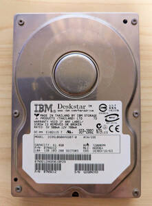 IBM IC35L060AVV207-0 61.4GB,IDE ワケアリ品 