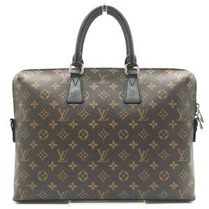 ルイヴィトン バッグ ポルトドキュマン・ジュール モノグラム・マカサ― ビジネス ハンド LOUIS VUITTON M40868 ABランク 中古 六甲道店