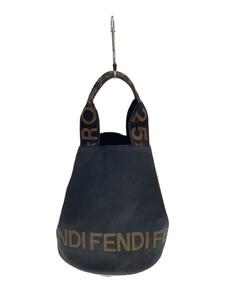 FENDI◆トートバッグ/-/BLK/無地