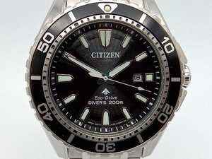 CITIZEN PROMASTER ソーラー 腕時計 E168-S111501 ベルト約22cm BN0109-82E 黒文字盤 箱付