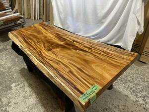 モンキーポッド3622　一枚板無垢 乾燥材　1700ｘ740-620ｘ60mm カウンター　センターテーブル　ダイニングテーブル　テレビ