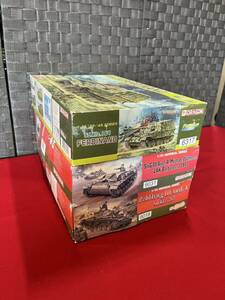 【ジャンク品】1/35 DRAGON 戦車 プラモデル 3点セット ハセガワ フェルディナンド他