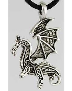 AzureGreen Celtic Dragon amulet ケルト神話