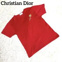 希少Christian Dior Tシャツ カットソー 半袖 CDロゴ刺繍