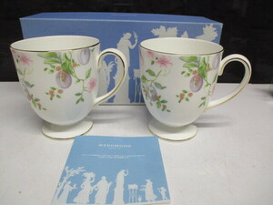 P24/未使用 WEDGWOOD ウェッジウッド マグカップ ペア 2客セット まとめ売り