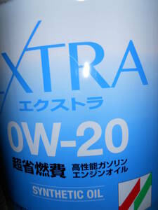 最速落札日に発送可！総額13500円から！交換記録シール5枚付き！エステル入！0W-20合成油ダイハツ純正エンジンオイルエクストラ20L缶新品