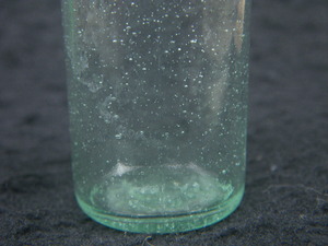 硝子瓶　10㎝　小瓶　レトロ瓶　古瓶　ガラス瓶　空瓶　空ビン　Sマーク　日本　駄菓子屋　戦前