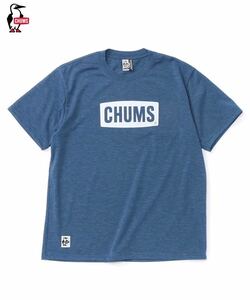 特注サイズ CHUMS Logo T-Shirt DRY Indigo チャムス ロゴ Tシャツ ドライ インディゴ（メンズ）CH01-1953／XXL／2XL