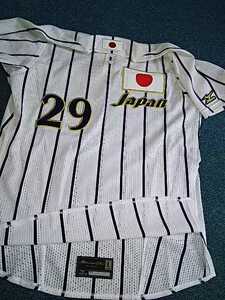 JAPAN 新品 ミズノプロ 野球日本代表 ジャパン プロモデル 白紺 Lサイズ 背番号２９番 オーセンティック 侍 プロコレ 五輪 ウェア