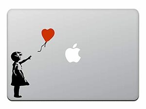 カインドストア MacBook Air/Pro 11 / 13インチ マックブック ステッカー シール 赤い風船に手を伸ばす少女 バンクシー T