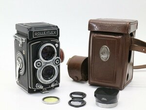 ●○Rollei ROLLEIFLEX 3.5B TYPE 1 二眼レフ 中判 フィルムカメラ ローライ ケース付○●020881002Jm○●