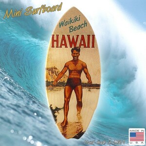 ミニ サーフボード オブジェ 「Waikiki Beach HAWAII」 #5 ワイキキビーチ インテリア ハワイ アメリカ雑貨