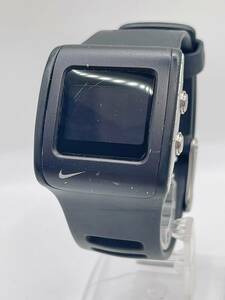 【ジャンク】NIKE ナイキ デジタル時計 メンズ腕時計 WC0037 クオーツ ブラック スクエア ラバーベルト ヴィンテージ