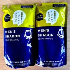 シャボン玉石けん メンズシャボン　ソープ　シャンプー つめかえ用 420ml×2