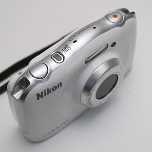 良品中古 COOLPIX S33 ホワイト 即日発送 コンデジ Nikon 本体 あすつく 土日祝発送OK