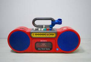 SONY ソニー my first sony ラジオカセットレコーダー　CFS-2020　ジャンク／検索用 アンティーク【05064】