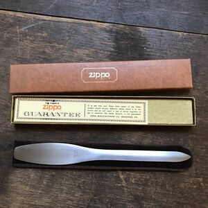 美品 1988年 Zippo GUARANTEE ペーパーナイフ レターオープナー 箱付き