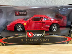 フェラーリ Ferrari F40 1987 1/24 - ブラーゴ Burago bijoux collection ビジューコレクション 箱 中古