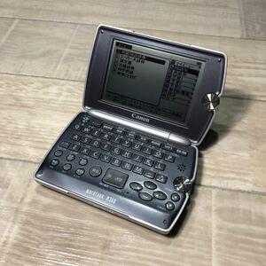 CANON キャノン wordtank ワードタンク M300 電子辞書 乾電池 通電OK 現状品