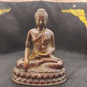 【古寶奇蔵】銅製・如來仏祖像・置物・賞物・中国時代美術