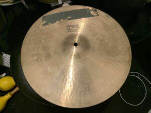 旧型　Paiste 2002 パイステ2002 15インチ　ハイハット　ボトム　1175g 黒ロゴ　ヴィンテージ　シンバル