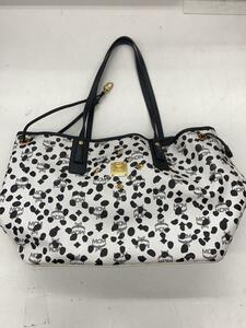 MCM◆トートバッグ/レザー/WHT/R5060//