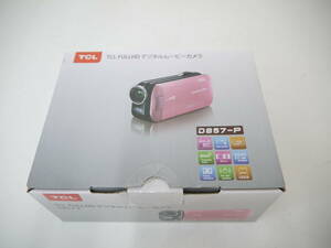 647 未使用 TCL FullHD デジタルムービーカメラ D857-P デジタルビデオカメラ ピンク 