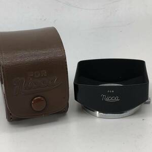 Nicca ニッカ メタル レンズフード ブラック 黒 内径 約42mm