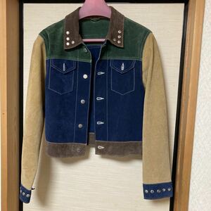 ジャケット レザー　スエード　定価78000円　美品　シップス