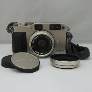 1円【美品】CONTAX コンタックス/フィルムカメラ CONTAX G1 + Carl Zeiss Planar T* 35/2/41