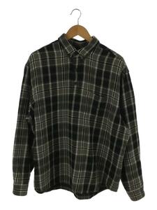 Supreme◆23SS/Pullover Plaid Flannel Shirt/M/コットン/GRY/チェック