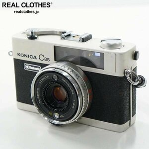 KONICA/コニカ C35 flash matic コンパクトフィルムカメラ シャッター確認済み /000