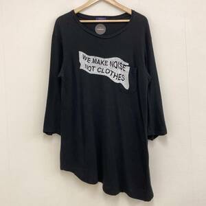 名作 UNDERCOVER Languid期 復刻 GRATEST 薔薇 歪み 変形 ロング丈 カットソー 黒 アンダーカバー Tシャツ アシンメトリー archive 3050004