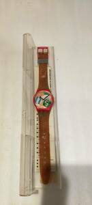 SWATCH コラージュ ドレ クォーツ腕時計 GR116 取扱説明書、ケース有 未使用品？ スウォッチ 61785