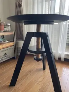 【最終値下】広松木工の回転式昇降テーブル