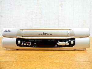 SANYO サンヨー VZ－Ｖ11型 VHSビデオデッキ 映像機器 本体のみ @100 (4)