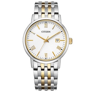 セール!!★新品 CITIZEN 正規保証付き★シチズン時計 エコドライブ BM6774-51C ソーラー 電池交換不要 金色コンビ 紳士 男性 メンズ腕時計