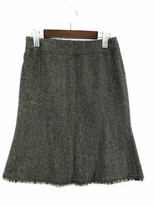 Le souk ルスーク 総柄 スカート size36/黒系 ◇■ ☆ dhc1 レディース