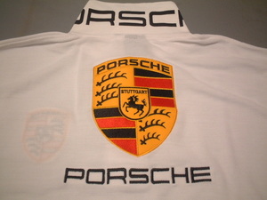 ★在庫一掃セールです★送料無料★必見★ＰＯＲＳＣＨＥ★ポルシェの★素敵～で★お洒落～で★清潔～な★ポロシャツ★ホワイト★M★新品★