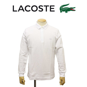 LACOSTE (ラコステ) PH2481M Paris Stretch Polo パリスストレッチポロ 長袖 LC287 001ホワイト 6-XL