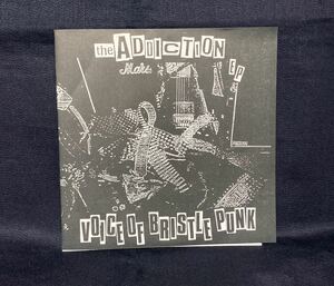 レア the ADDICTION VOICE OF BRISTLE PUNK 7ep レコード ハードコア 1995 委託品