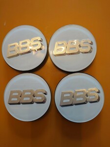 bbs BBS センターキャップ　白銀　70mm リング無し　4個セット