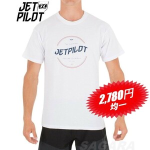 ジェットパイロット JETPILOT Tシャツ マリン セール 2780円均一 送料無料 ツイステッド Tシャツ ホワイト M S17648 半袖