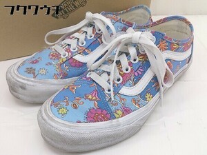 ◇ ◎ VANS ヴァンズ V36CL+ オールドスクール　DX スニーカー シューズ サイズ23.5ｃｍ ブルー マルチ レディース