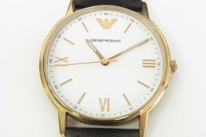 J362-N36-1443◎ EMPORIO ARMANI エンポリオアルマーニ AR-11011 メンズ クォーツ 腕時計 現状品① ◎