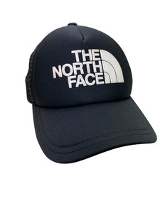 r1_7059n ★定形外 配送★ 良品 THE NORTH FACEノースフェイス ロゴ メッシュキャップ ブラック フリーサイズ