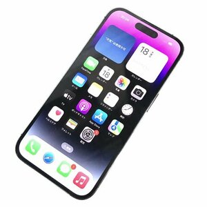 1円 SIMフリー Apple iPhone14 Pro A2889 MQ1E3J/A 256GB ディープパープル スマホ 本体 SIMロック解除済