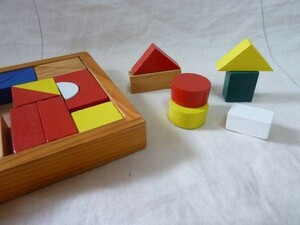 木製/カラフル/積み木/おもちゃ/インテリア/ミニサイズ