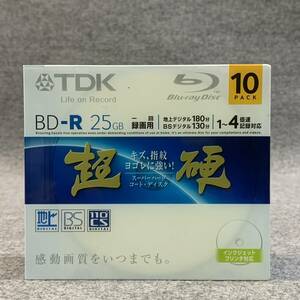 6g1804◆新品 未開封 TDK Blu-ray Disc BD-R 25GB 10枚入 超硬 録画用 ブルーレイディスク メディア インクジェットプリンタ対応